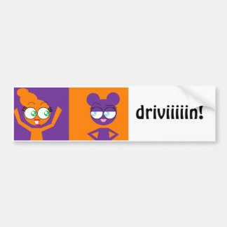 Autocollant De Voiture orangey et adhésif pour pare-chocs pourpre
