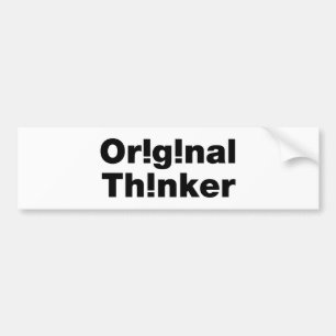 Autocollant De Voiture Original Thinker