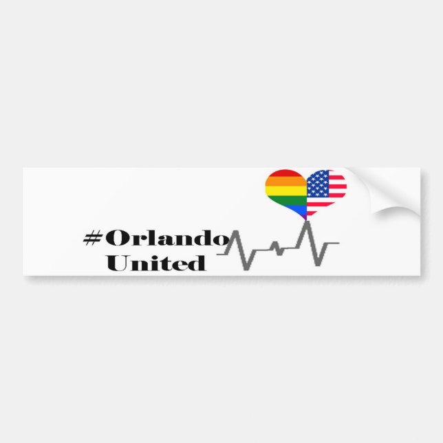 Autocollant De Voiture Orlando a uni l'adhésif pour pare-chocs (Devant)