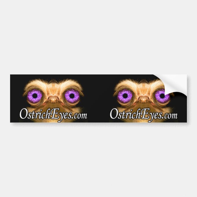 Autocollant De Voiture OstrichFace double BumperSticker (Devant)