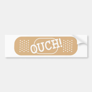 AUTOCOLLANT DE VOITURE OUCH!