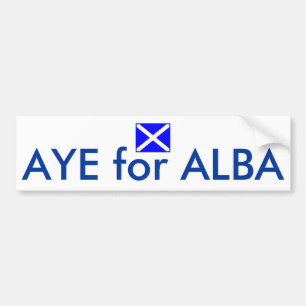 Autocollant De Voiture Oui pour l'autocollant écossais alba de drapeau de