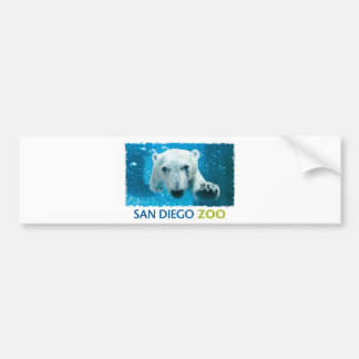 Autocollant De Voiture Ours blanc de zoo de San Diego