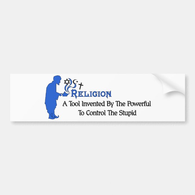 Autocollant De Voiture Outil de religion (Devant)