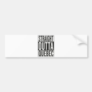 Autocollant De Voiture outta droit Québec