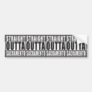 Autocollant De Voiture Outta droit Sacramento la Californie