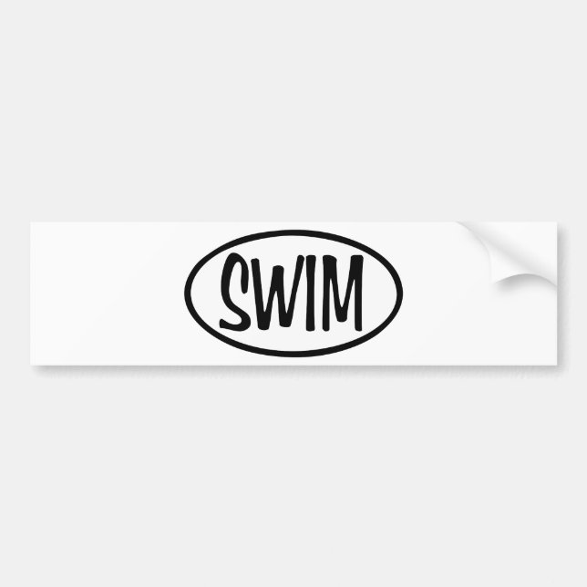 Autocollant De Voiture ovale de bain (Devant)