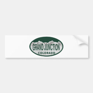 Autocollant De Voiture Ovale de permis de Grand Junction