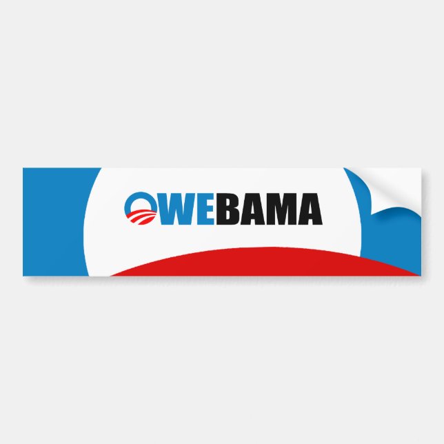 AUTOCOLLANT DE VOITURE OWEBAMA (Devant)