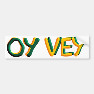 Autocollant De Voiture Oy Vey