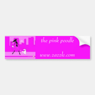 Autocollant De Voiture p3, poodlewww.zazzle.com rose