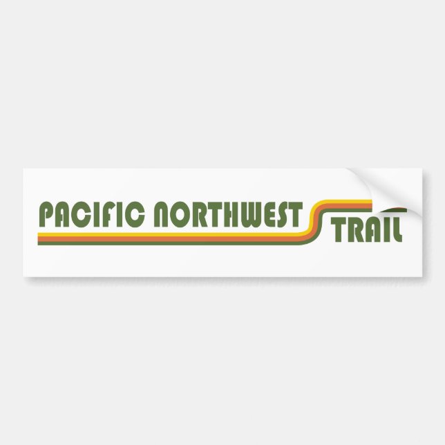 Autocollant De Voiture Pacific Northwest Trail (Devant)