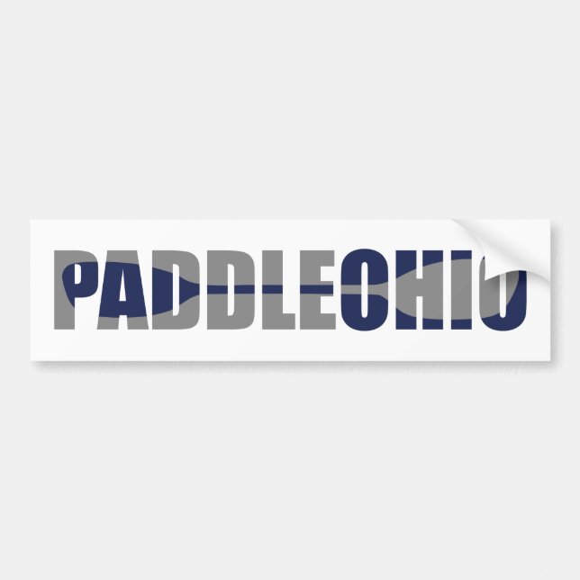 Autocollant De Voiture Paddle Ohio Kayak (Devant)