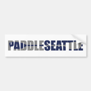 Autocollant De Voiture Paddle Seattle Kayaking