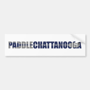 Autocollant De Voiture Pagaie Chattanooga Tennessee Canoë-kayak