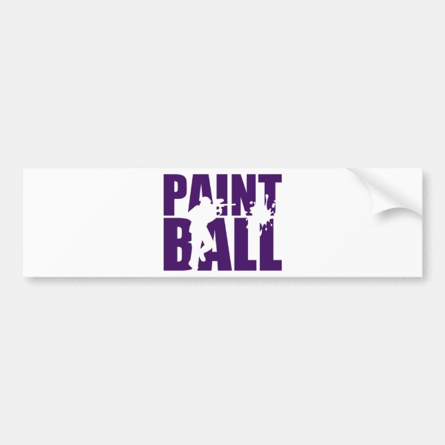 Autocollant De Voiture Paintball (Devant)