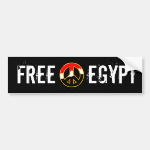 AUTOCOLLANT DE VOITURE PAIX DE L'EGYPTE