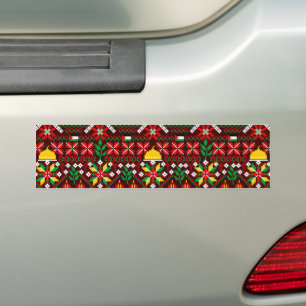 Autocollant De Voiture Palestine Tatreez Broderie traditionnelle