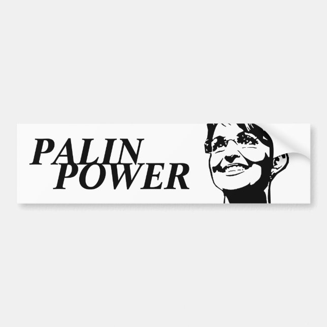 Autocollant De Voiture Palin Power (Devant)
