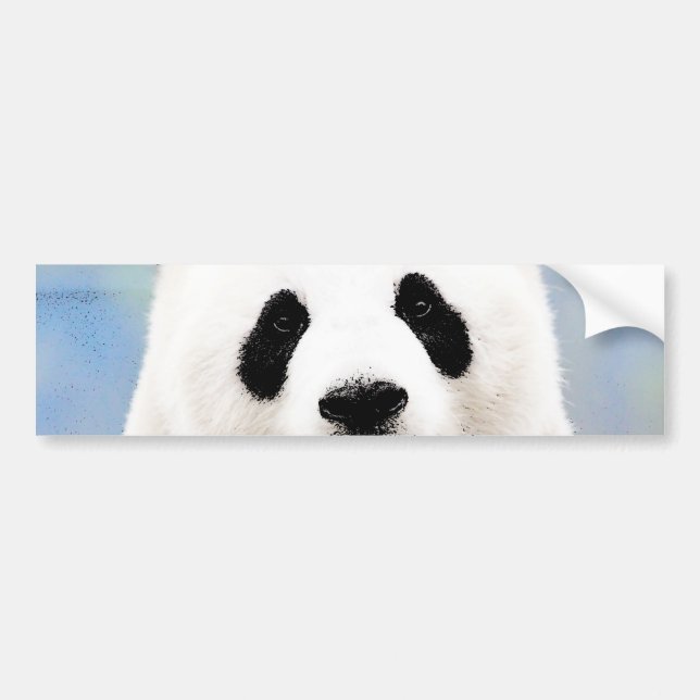 Autocollant De Voiture Panda (Devant)