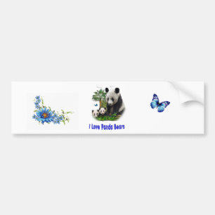 Autocollant De Voiture Panda bumper sticker