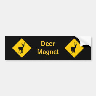 Autocollant De Voiture Panneau routier - Sticker pare-chocs de cerfs