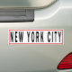 AUTOCOLLANT DE VOITURE PANNEAUX NEW YORK CITY (On Car)