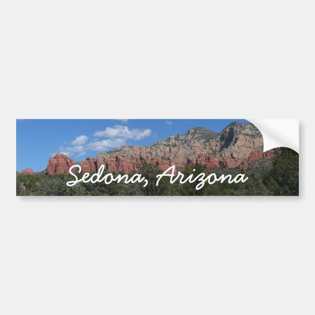 Autocollant De Voiture Panorama de Red Rocks à Sedona Arizona (Devant)
