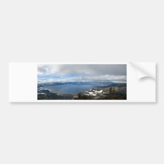 Autocollant De Voiture Panorama d'hiver du lac Tahoe