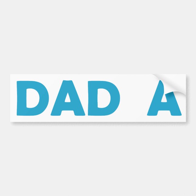 Autocollant De Voiture Papa A (Devant)