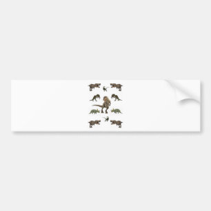 Autocollant De Voiture Papier Dinosaure