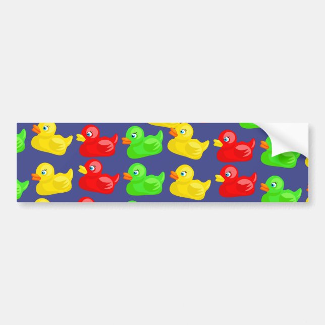 Autocollant De Voiture Papier peint de canard (Devant)