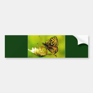 Autocollant De Voiture Papillon à fleurs