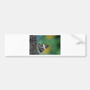 Autocollant De Voiture Papillon de tigre noir et blanc