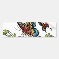 Papillon et papillons polychromes par Al Rio
