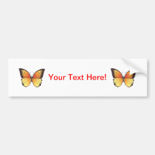 Autocollant De Voiture Papillon : Illustration de vecteur :