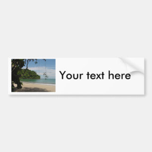 Autocollant De Voiture Paradis de plage du Costa Rica