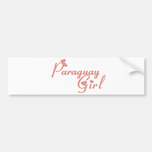 Autocollant De Voiture Paraguay (Devant)