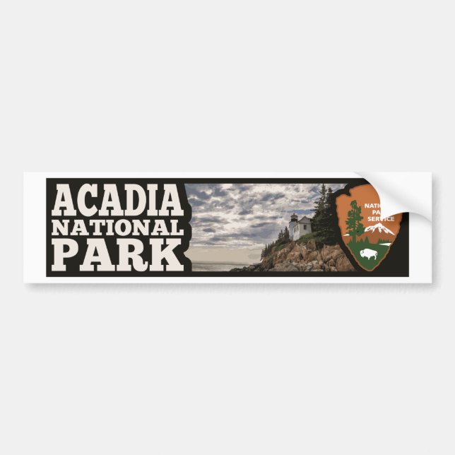 Autocollant De Voiture Parc national d'Acadia (Devant)