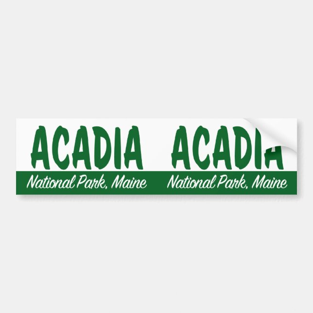 Autocollant De Voiture Parc national d'Acadia (Devant)