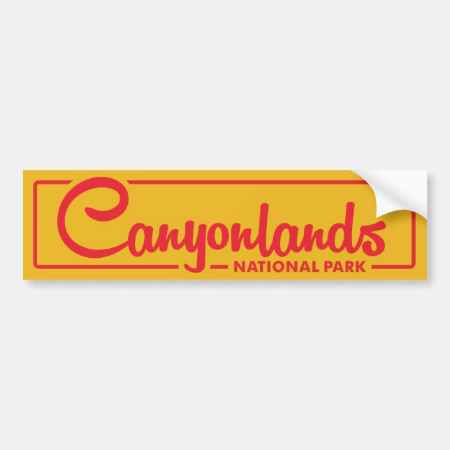 Autocollant De Voiture Parc national de Canyonlands (Devant)