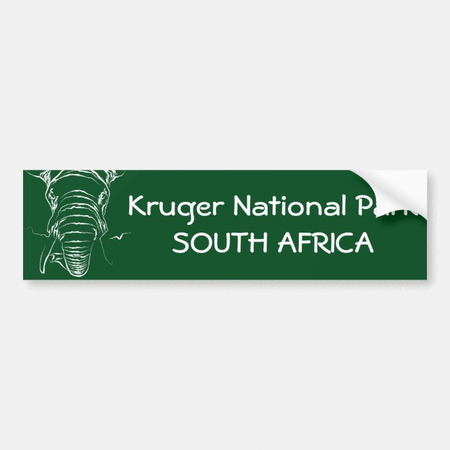 Autocollant De Voiture Parc national de Kruger (Devant)