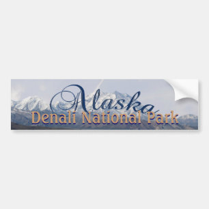 Autocollant De Voiture Parc national de l'Alaska Denali Mont McKinley