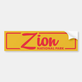 Autocollant De Voiture Parc national de Zion