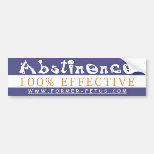 Autocollant De Voiture Pare-chocs d'abstinence