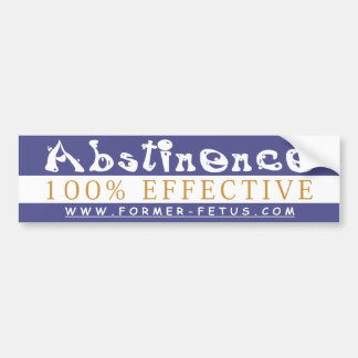 Autocollant De Voiture Pare-chocs d'abstinence