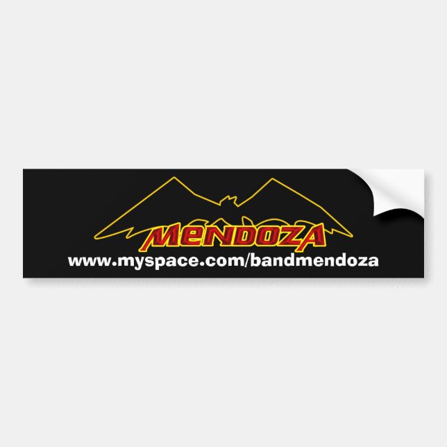 Autocollant De Voiture Pare-chocs de batte de Mendoza* (Devant)