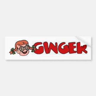 Autocollant De Voiture Pare-chocs de gingembre
