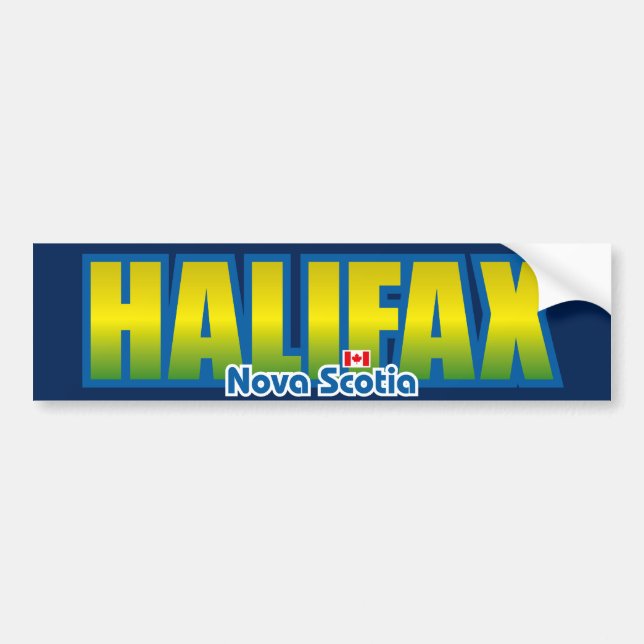 Autocollant De Voiture Pare-chocs de Halifax (Devant)