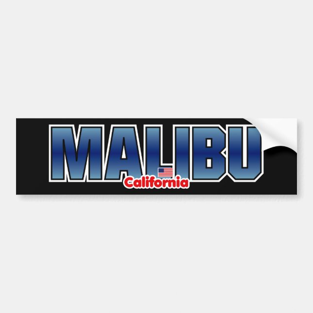 Autocollant De Voiture Pare-chocs de Malibu (Devant)